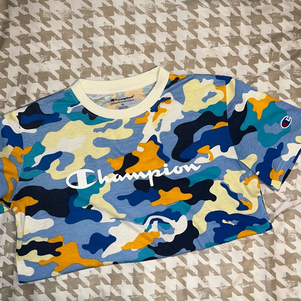 Champion Authentic Camouflage Boys T-Shirt